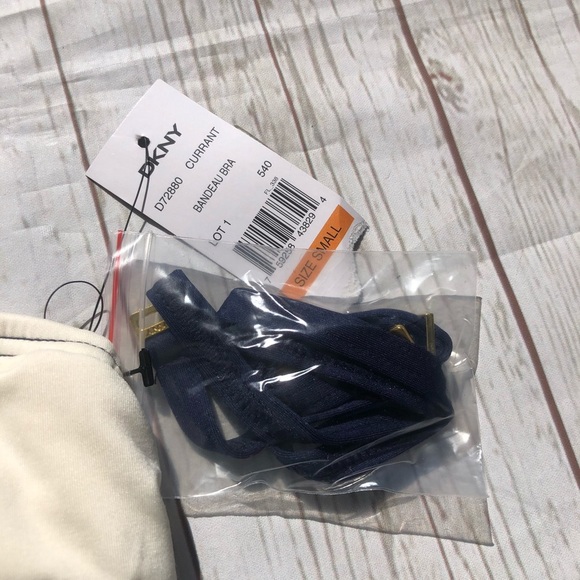 DKNY Color Block Bandeau Bikini Set - Picture 2 of 5